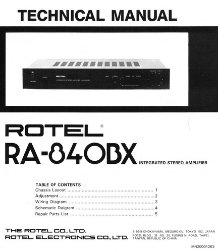 Manuel service pour rotel - de,