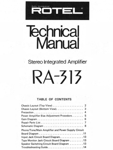 Service manuel instructions - service,